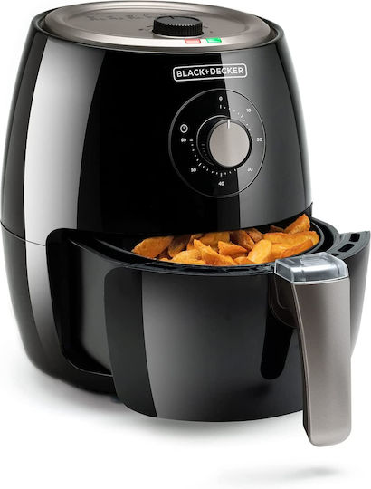 Black & Decker Air Fryer 2.5lt Μαύρο BXAF2500E