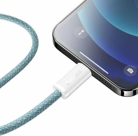 Baseus Dynamic Braided USB-C to Lightning Cable 20W Blue 1m (CALD000003)