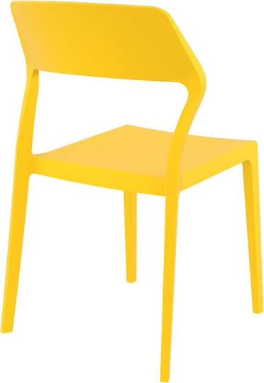 Stuhl Snow Yellow 52x56x83cm Stuhl Snow Yellow 52x56x83cm