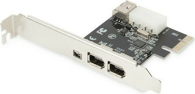 Digitus Κάρτα PCIe σε 2 θύρες Firewire400 +1x FW400