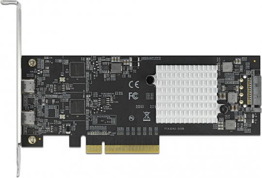 DeLock Κάρτα PCIe σε 2 θύρες Type-C / USB 3.2