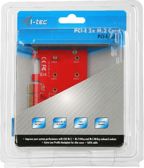 i-tec Κάρτα PCIe σε θύρα M.2