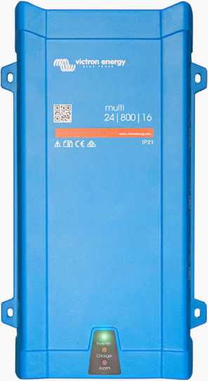 Victron Energy MultiPlus 24/800/16 Pure Sine Wave Power Inverter with Input Voltage 24V Single Phase PMP241800000