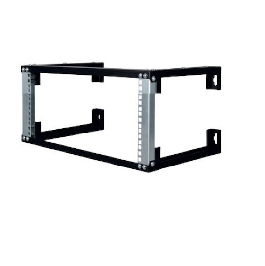 Lande Επιτοίχια Καμπίνα Rack 7U Ανοιχτού Πλαισίου 54x30x36.2cm Μαύρο LN-WF07U1930-BL-7U