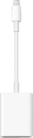 Apple Card Reader Lightning για SD Λευκό