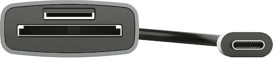 Trust Dalyx Fast Card Reader Type-C για SD Ασημί