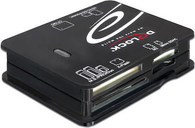 DeLock Kartenleser USB 2.0 für /S/D/ /m/i/c/r/o/S/D/ /M/e/m/o/r/y/S/t/i/c/k/ /C/o/m/p/a/c/t/F/l/a/s/h/ / /