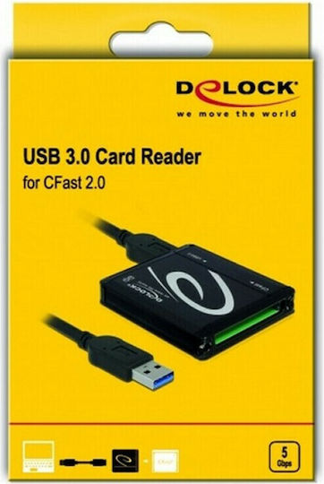 DeLock Card Reader USB 3.0 για CompactFlash