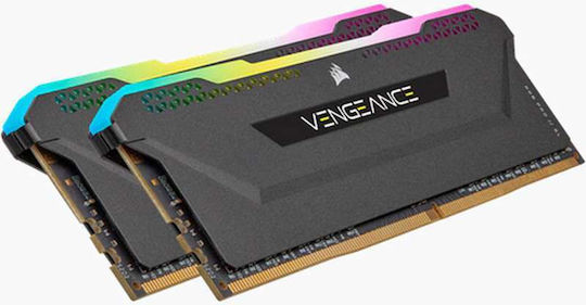 Corsair Vengeance RGB 64GB DDR4 RAM with 2 Modules (2x32GB) and 3200 Speed for Desktop