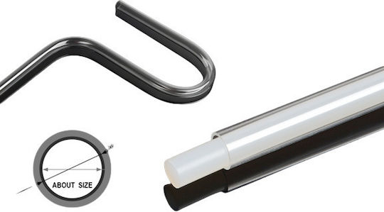 Bitspower Hard Tube Silicone Bending for ID 10mm - 1m Transparent