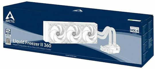 Arctic Liquid Freezer II 360 Υδρόψυξη Επεξεργαστή Τριπλού Ανεμιστήρα 120mm για Socket AM4/AM5/1700/1200/115x