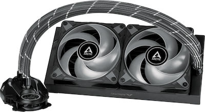 Arctic Liquid Freezer II 240 RGB Υδρόψυξη Επεξεργαστή Διπλού Ανεμιστήρα 120mm για Socket AM4/AM5/1200/115x