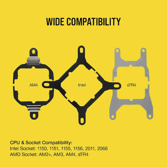 Corsair iCUE H150i RGB PRO XT Υδρόψυξη AIO CPU με 3 Ανεμιστήρες 120mm
