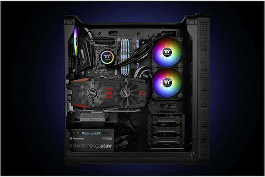 Thermaltake Water 3.0 240 ARGB Sync Υδρόψυξη AIO CPU με 2 Ανεμιστήρες 120mm