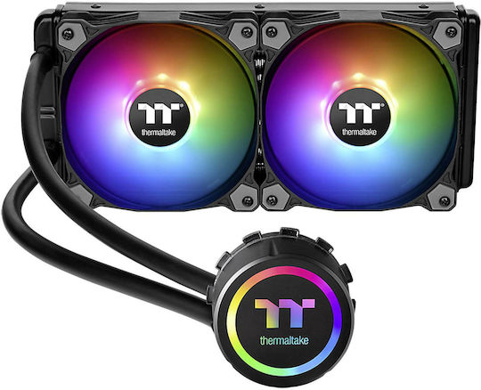 Thermaltake Water 3.0 240 ARGB Sync Υδρόψυξη AIO CPU με 2 Ανεμιστήρες 120mm