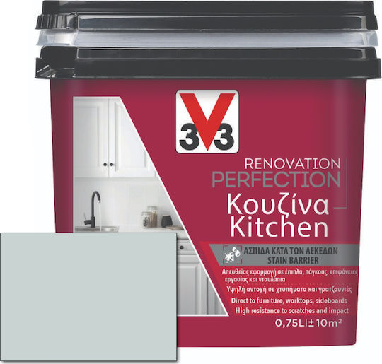 V33 Colour Water Renovation Kitchen V33 Soft Grey Satin 750ml 121659