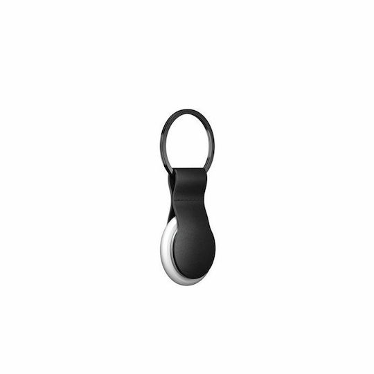 Nomad Loop Θήκη Μπρελόκ Δερμάτινη για AirTag σε Μαύρο χρώμα