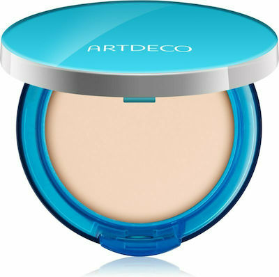 ArtDeco Sun Protection Powder Foundation Компактен грим SPF50 90 Светъл пясък 9.5гр