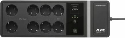 APC BE650G2-GR UPS Line-Interactive 650VA 400W with 8 Schuko Outlets
