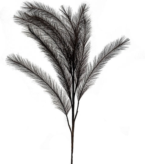 Τεχνητό Διακοσμητικό Κλαδί Φτέρη Μαύρο Zen Collection