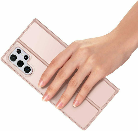 Dux Ducis Skin Pro Book Piele artificială Rose Gold (Galaxy S22 Ultra 5G)