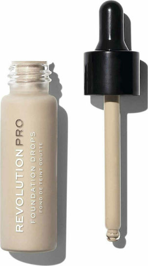 Revolution Beauty Pro Foundation Drops Течен грим F2 18мл