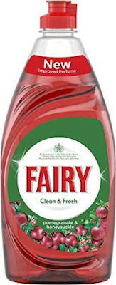 Fairy Clean & Fresh Υγρό Πιάτων με Άρωμα Ρόδι 400ml