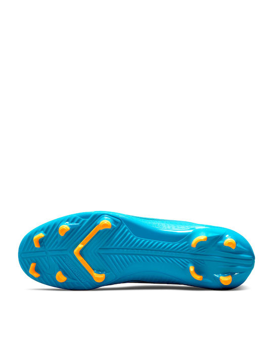 Nike Mercurial Vapor 14 Club Fußballschuhe mit Stollen Chlorblau / Marina / Laserorange Nike Mercurial Vapor 14 Club Fußballschuhe mit Stollen Chlorblau / Marina / Laserorange