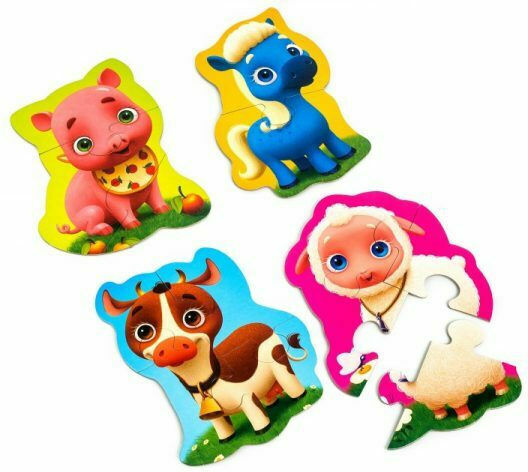 Παιδικό Puzzle Maxi Farm για 3+ Ετών 13pcs Roter Kafer