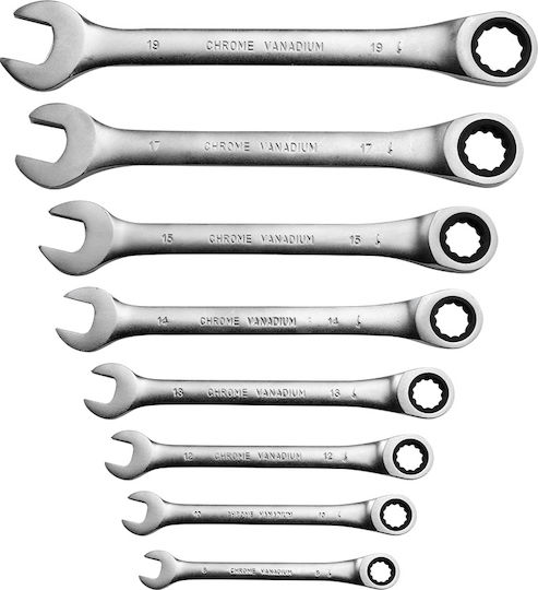 Bormann Pro German Polygon Set with Size from 8mm to 19mm BHT1668 8pcs