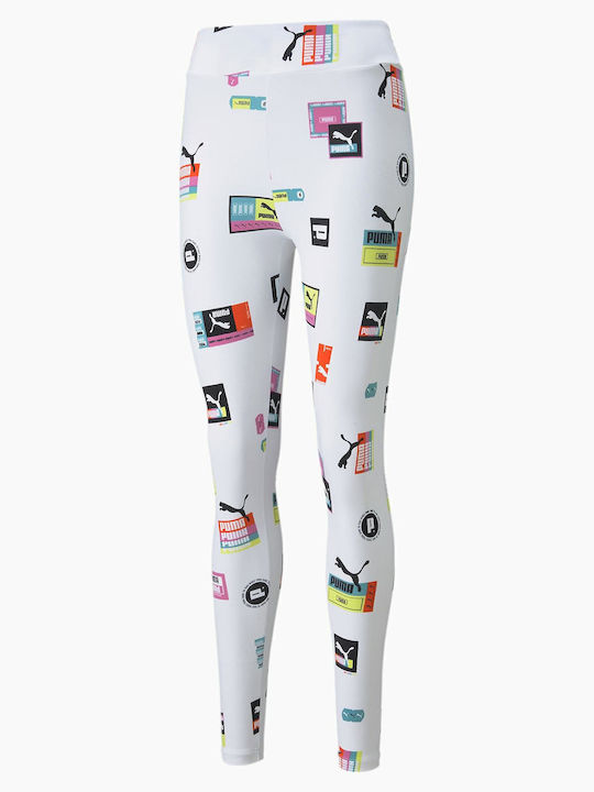 Brand Love Women's Long Training Legging High Waisted White