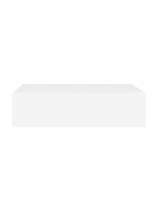 White Wall Shelves (2 Pieces) 40x23.5x10cm