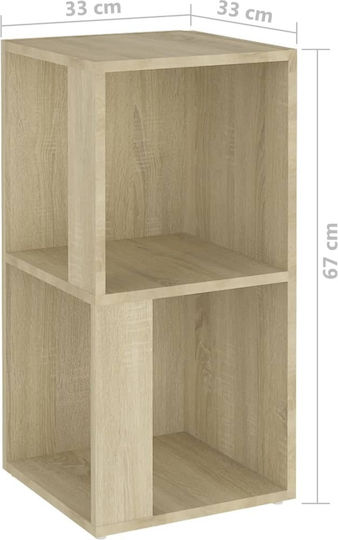 Eckbibliothek Sonoma 33x33x67cm