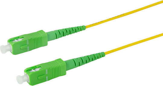 LogiLink Оптичен Кабел SC/APC-SC/APC 10m Жълт
