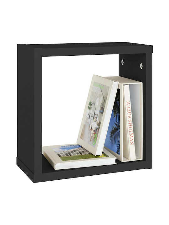 Regale Wand Black Velvet-Black Metal 4Stück 30x15x30cm
