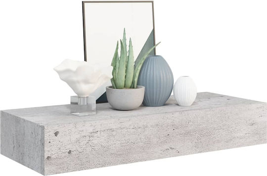 Wandregal Grau 60x23.5x10cm