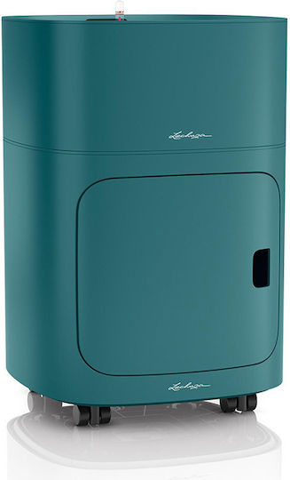 Lechuza Pila Stick Self-watering Pot Plastic Petrol Blue 35x35x16.6cm.