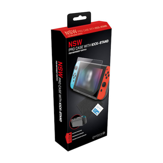Gioteck PRO Case with Kick-Stand Пластмаса Калъф за носене за конзола Превключвател Черен PCKNSW-11-MU