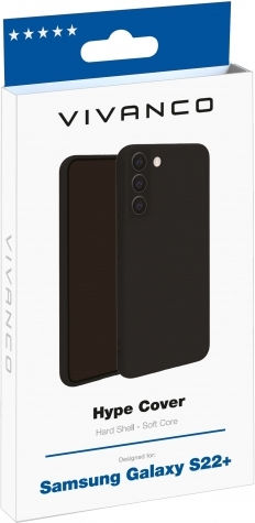Vivanco Hype Back Cover Σιλικόνης Μαύρο (Galaxy S22+ 5G)