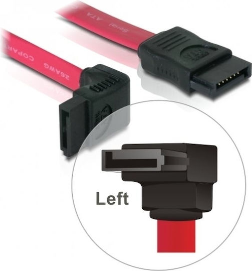 DeLock 7-Pin SATA II to 7-Pin SATA II Cable 50cm Red (84220)