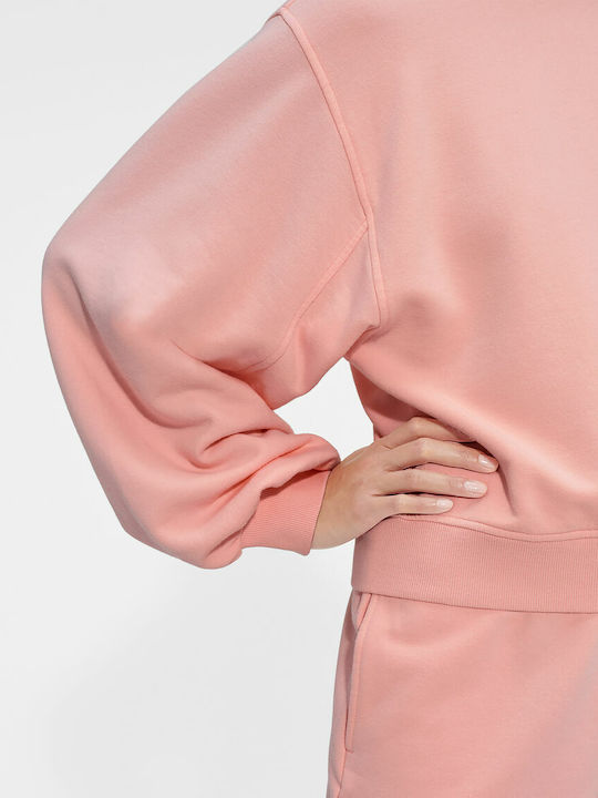 Brook Дълга Дамски Суитшърт Pink Opal