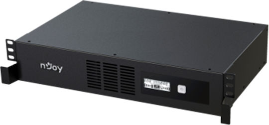 NJOY Code 2000 USV 2000VA 1200W mit 8 IEC Steckdosen