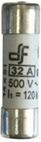 Adeleq Safety Cylindrical Porcelain Fast-Bow 14x51mm 32A (88-1328) 1pcs