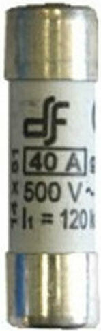 Adeleq Safety Cylindrical Porcelain Fast-Bow 14x51mm 40A (88-1408) 1pcs