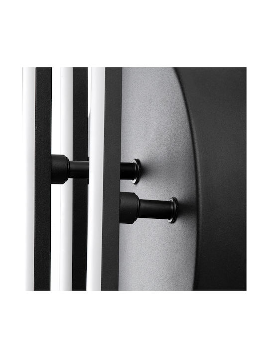 GloboStar Draco Ceiling Mount Light 50cm Black with Integrated LED and Remote Control