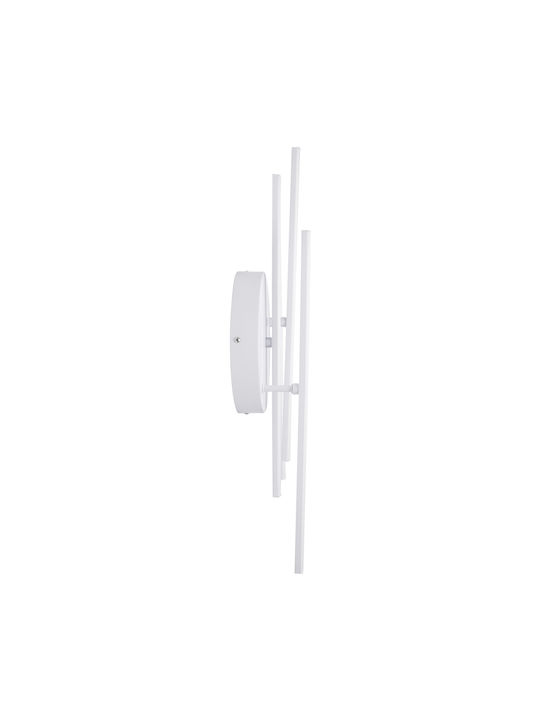 GloboStar Draco Ceiling Mount Light 60cm White with Integrated LED and Remote Control