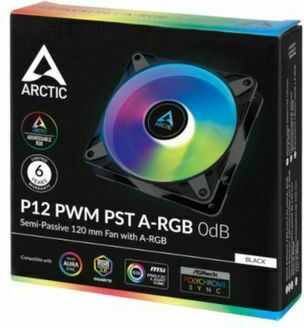 Arctic P14 PWM PST 0dB Gehäuselüfter 140mm (1900rpm / 68.9cfm) mit ARGB Beleuchtung und Verbindung 4-Pin