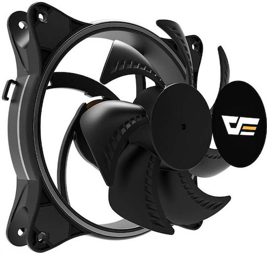 Darkflash D1 Case Fan 120mm 1100rpm 33cfm with RGB Lighting and 4-Pin Molex Connection