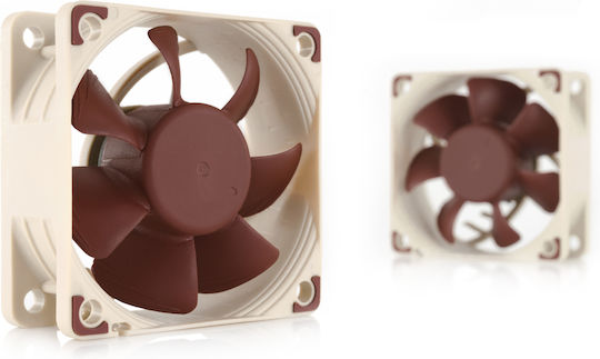 Noctua NF-A6x25 5V Case Fan 60mm 3000rpm Without LED Lighting And 4-Pin PWM Connection Brown