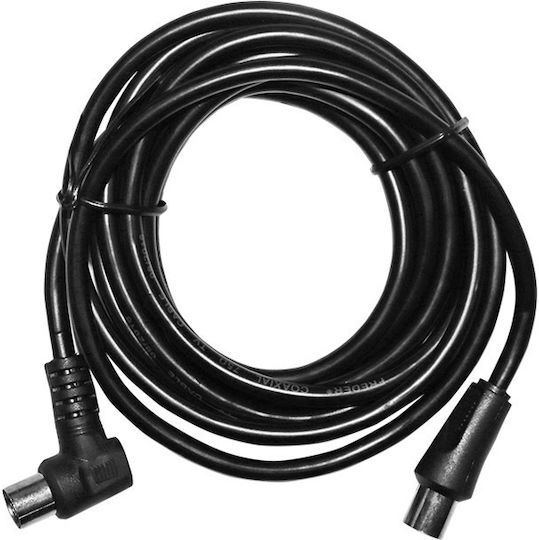 Adeleq Antenna Cable Coax male - Coax female Black 1.5m (9-0151) 1pcs